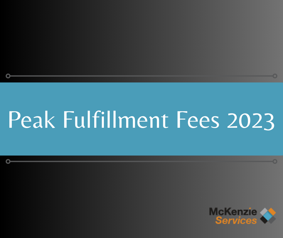 Peak Fulfillment Fees 2023, Amazon Oregon Prep Center
