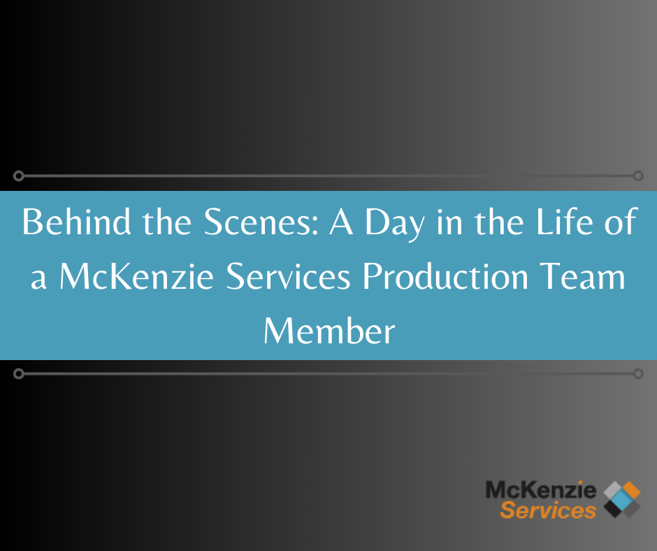Behind the Scenes A Day in the Life of a McKenzie Services Production Team Member, Amazon Oregon Prep Center